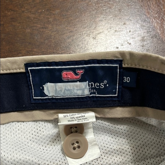 Vineyard Vines Tan Flat Front Shorts - Picture 4 of 10